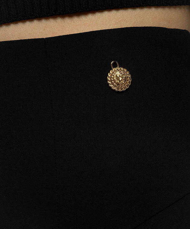 Balmain High-waisted Mini Skirt In Black