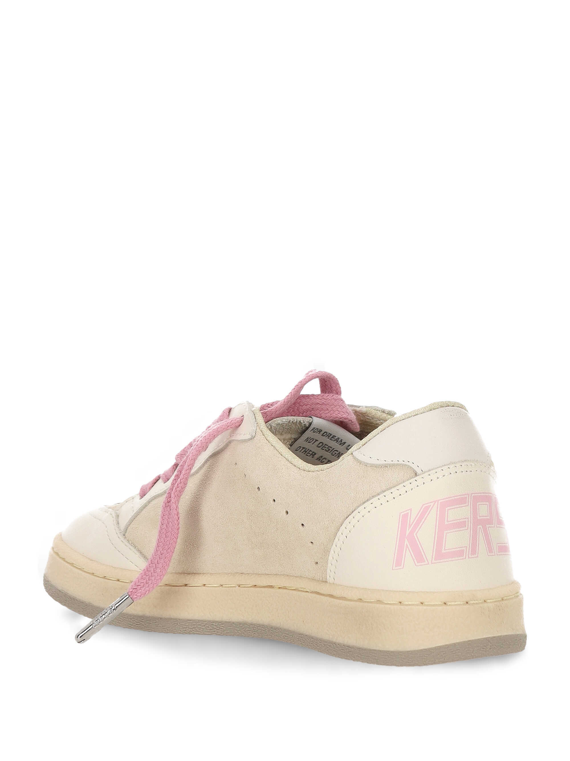 Golden Goose Suede Lace-up Sneakers In Neutral