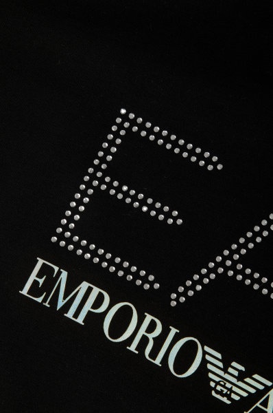 Shop Ea7 Logo Long-sleeved Sweater In Black