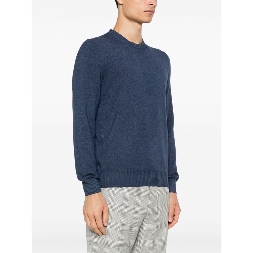 La Fileria For D'aniello Mixed Color Effect Sweater In Blue