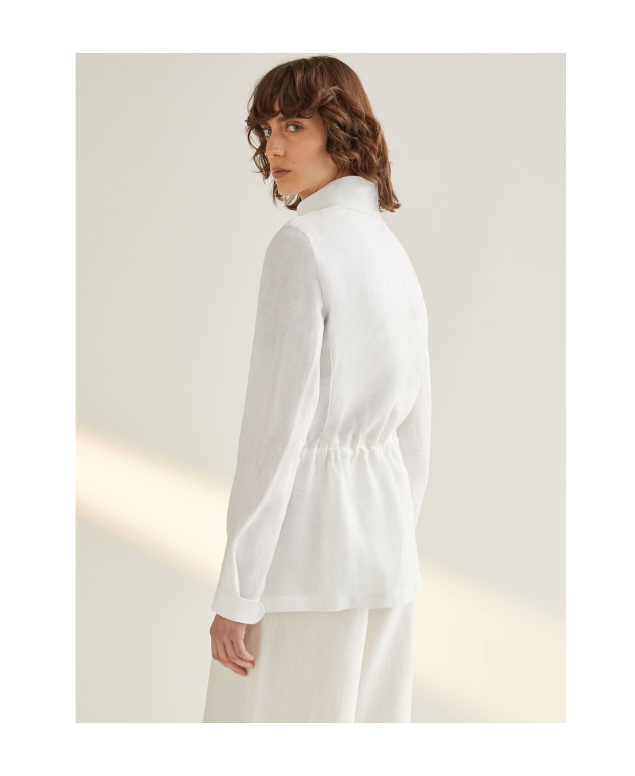 Loro Piana Traveller Casual Jacket In Bright White