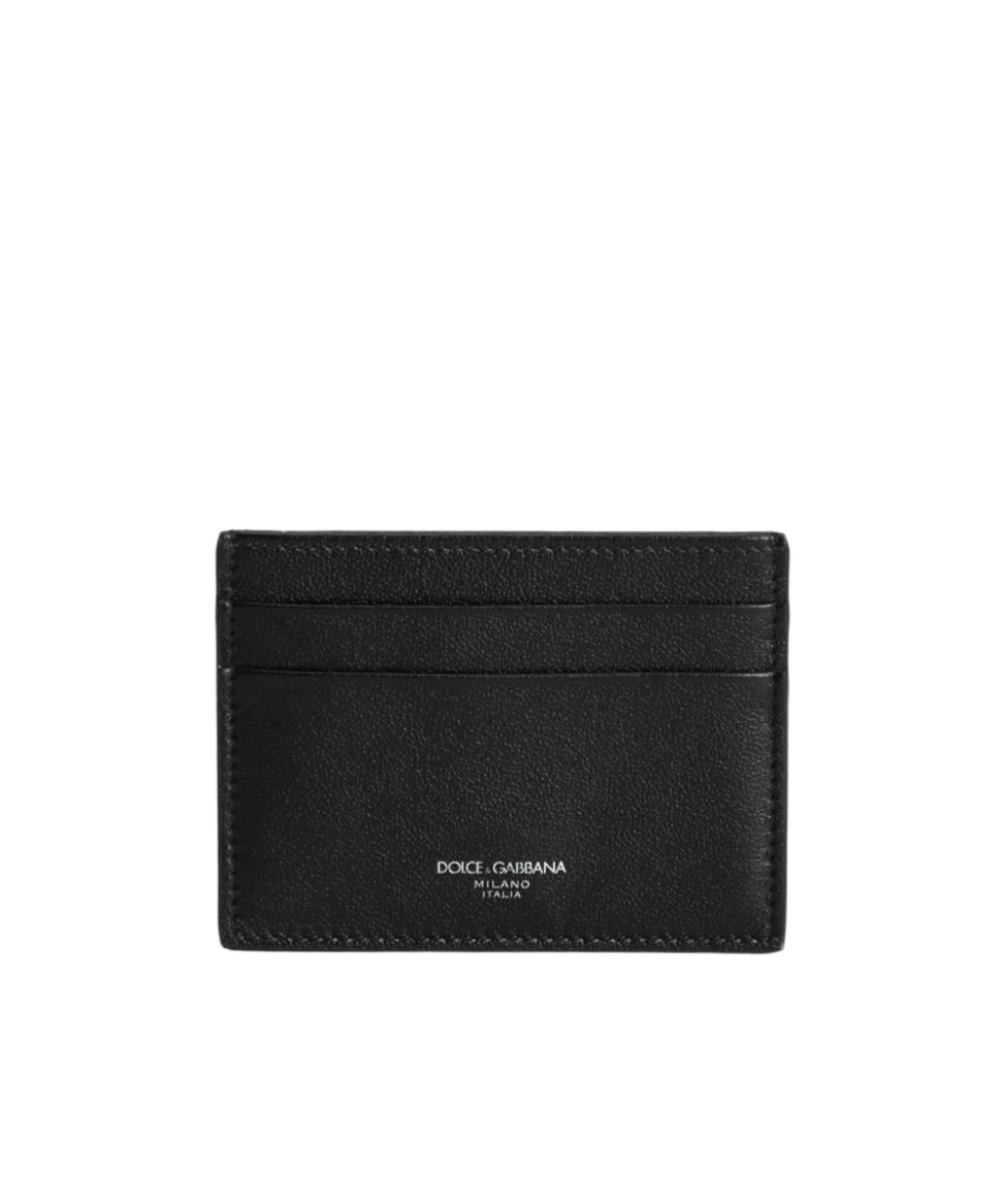 Dolce & Gabbana Logo Card Holder In Black