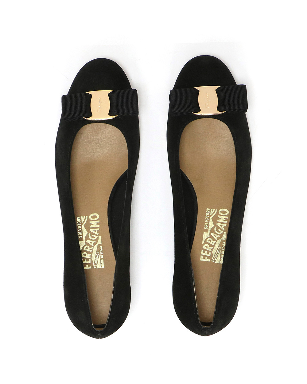 Ferragamo Bow-tie High Heels In Black