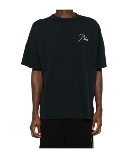 Rhude Short-sleeved T-shirt In Black
