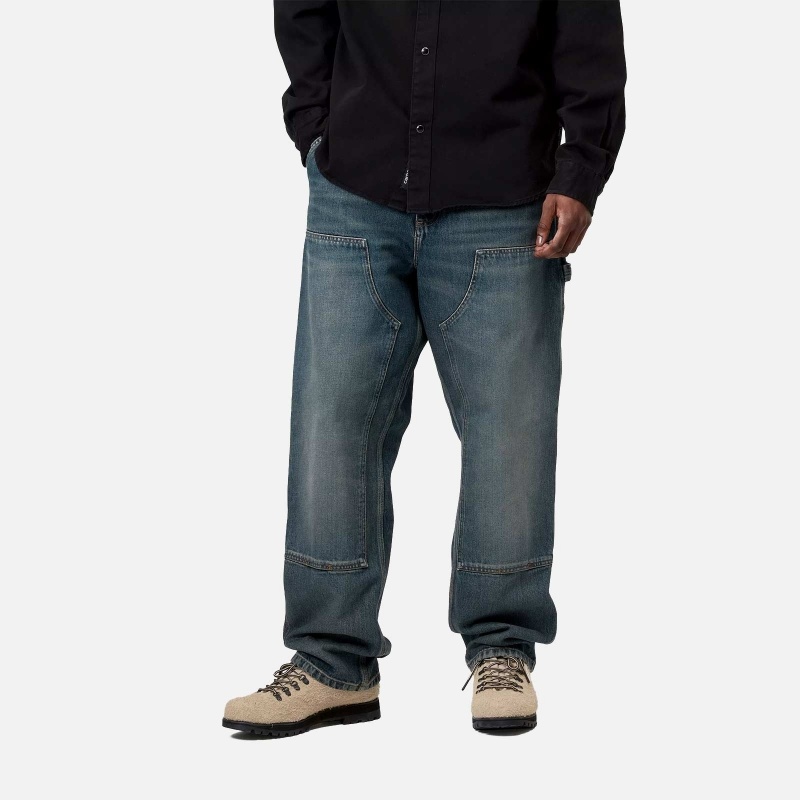 Carhartt Belt-loop Casual Pants In Gray