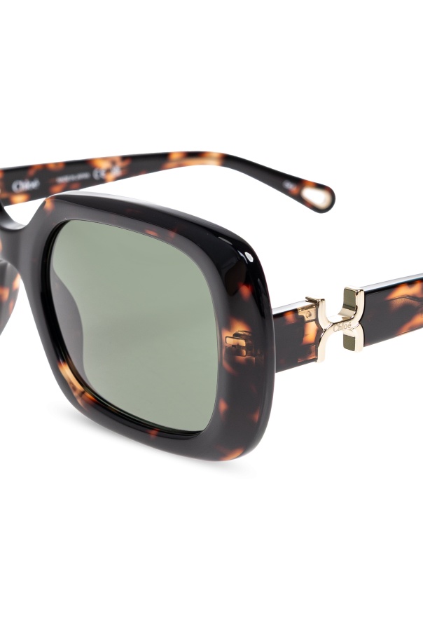 Chloé Full Frame Sunglasses In Black