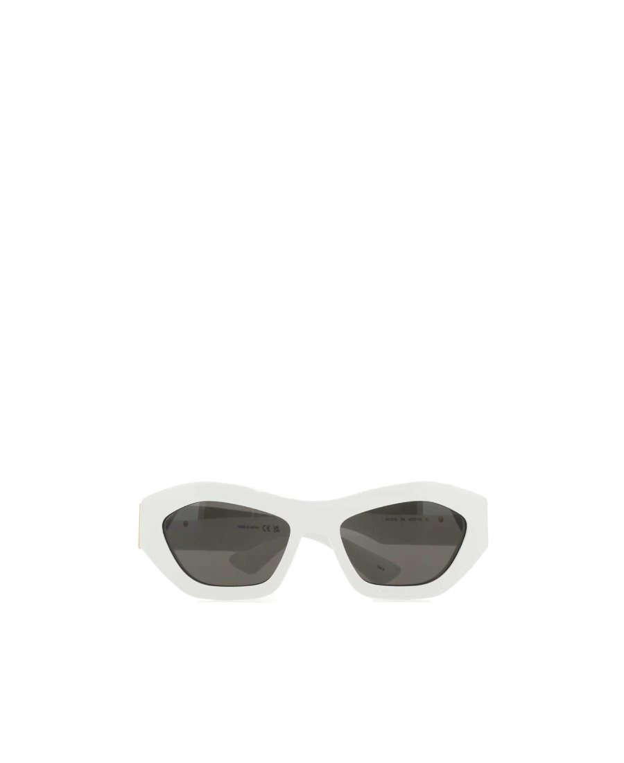 BOTTEGA VENETA LOGO-PLAQUE OVAL SUNGLASSES