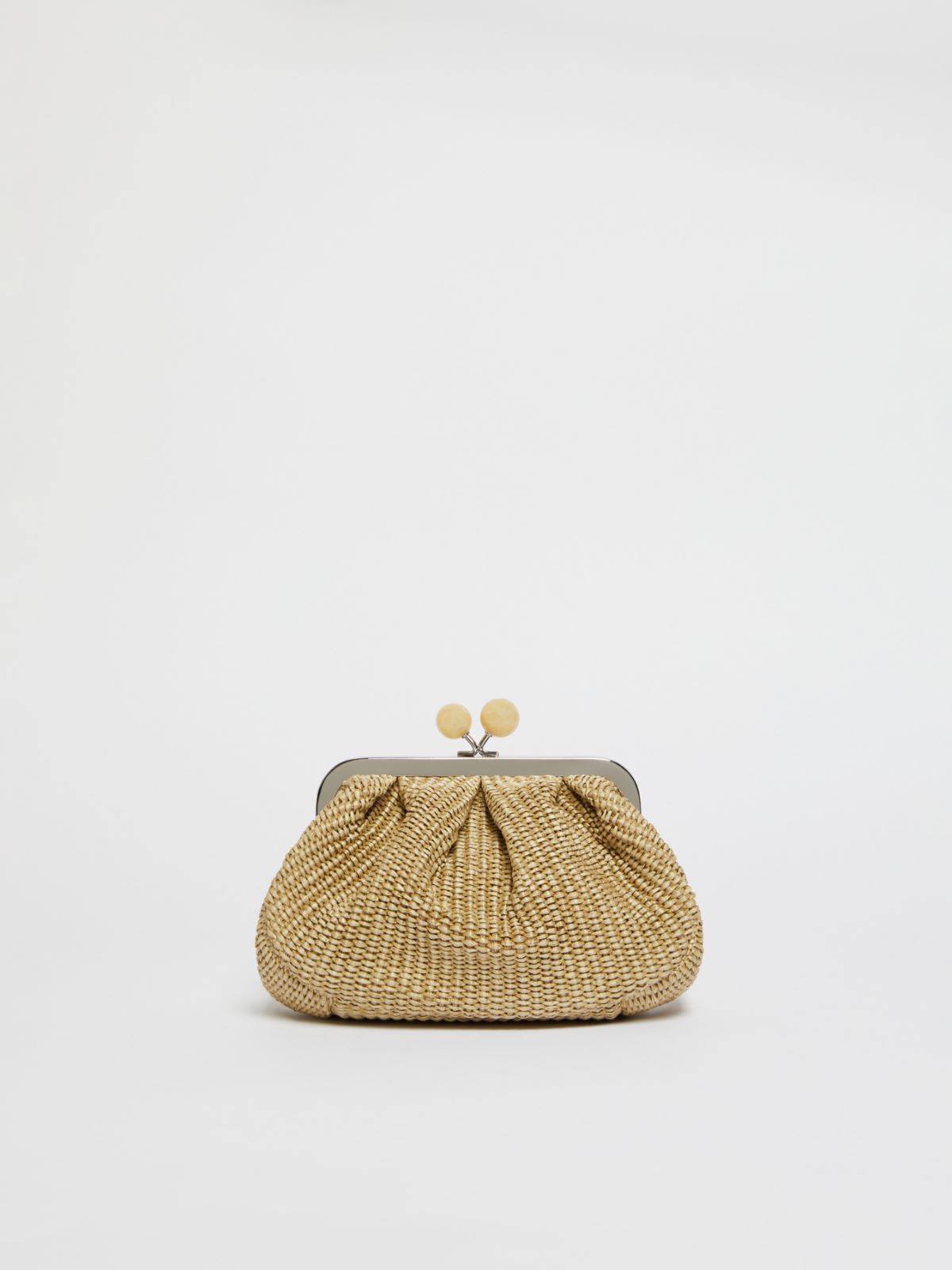 Weekend Max Mara Small Raffia-effect Pasticcino Bag