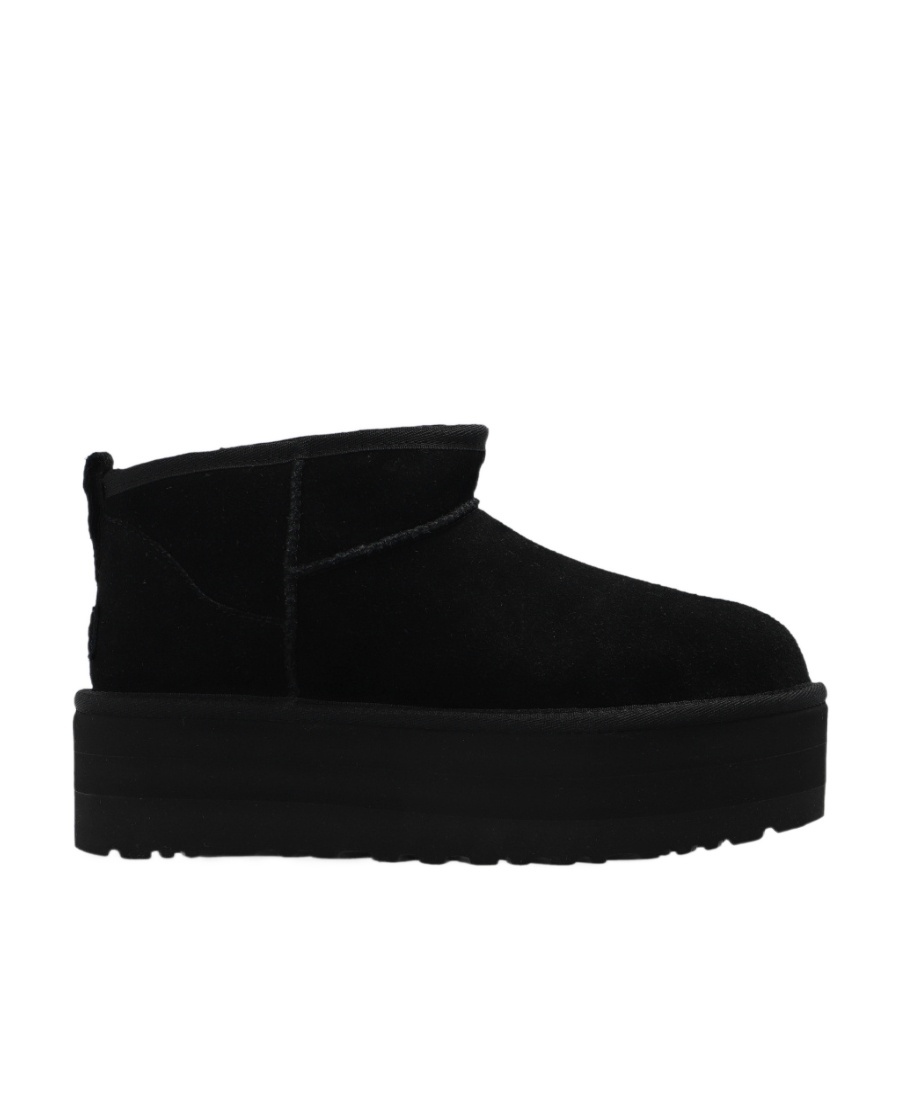 Shop Ugg Classic Ultra Mini Platform Boots In Black