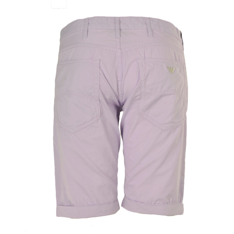 Armani Jeans Logo Shorts In Pink
