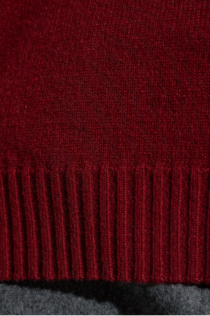 Max Mara Long Sleeve Sweater In Red