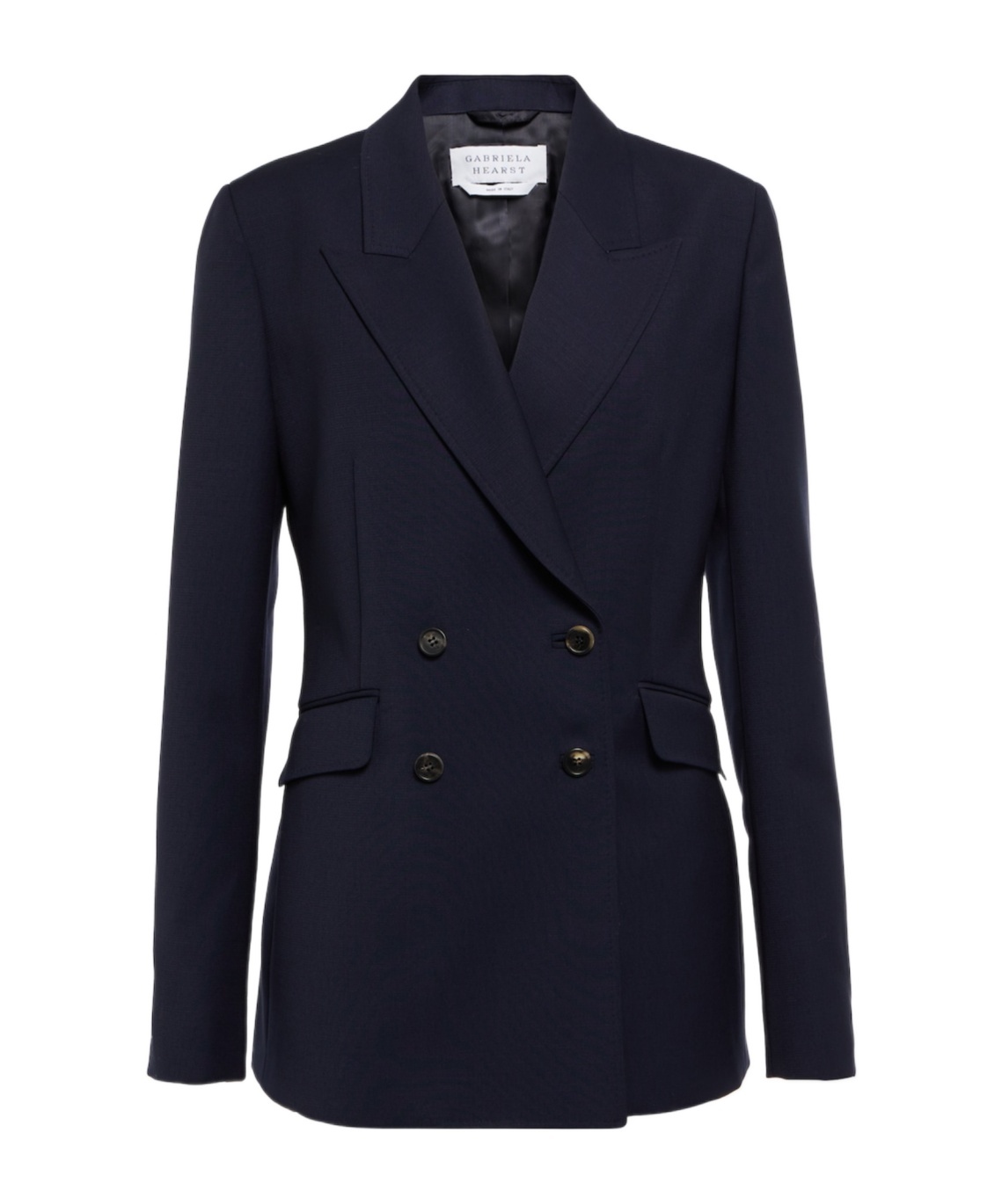Gabriela Hearst Angela Wool Blazer In Black