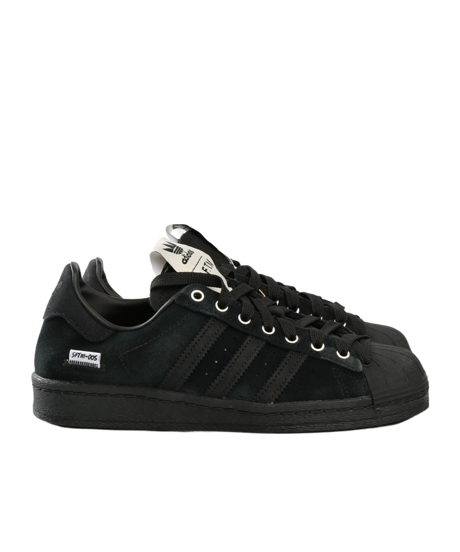 Adidas X Song For The Mute Round Toe Sneakers In Black