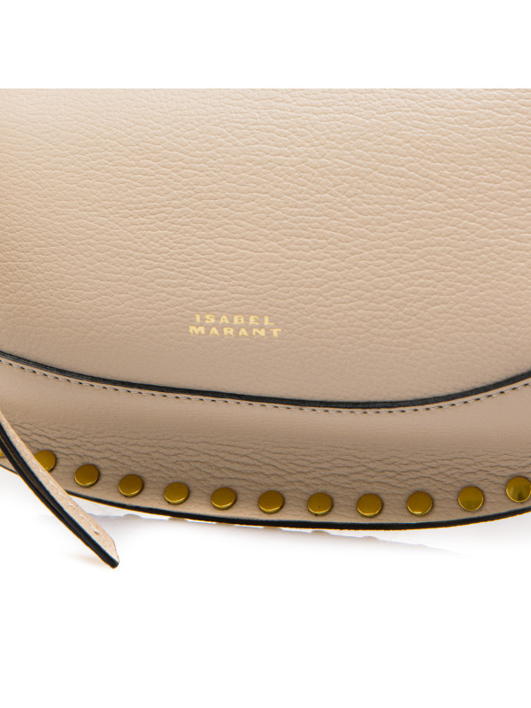 Isabel Marant Oskan Moon Shoulder Bags Beige In Nude