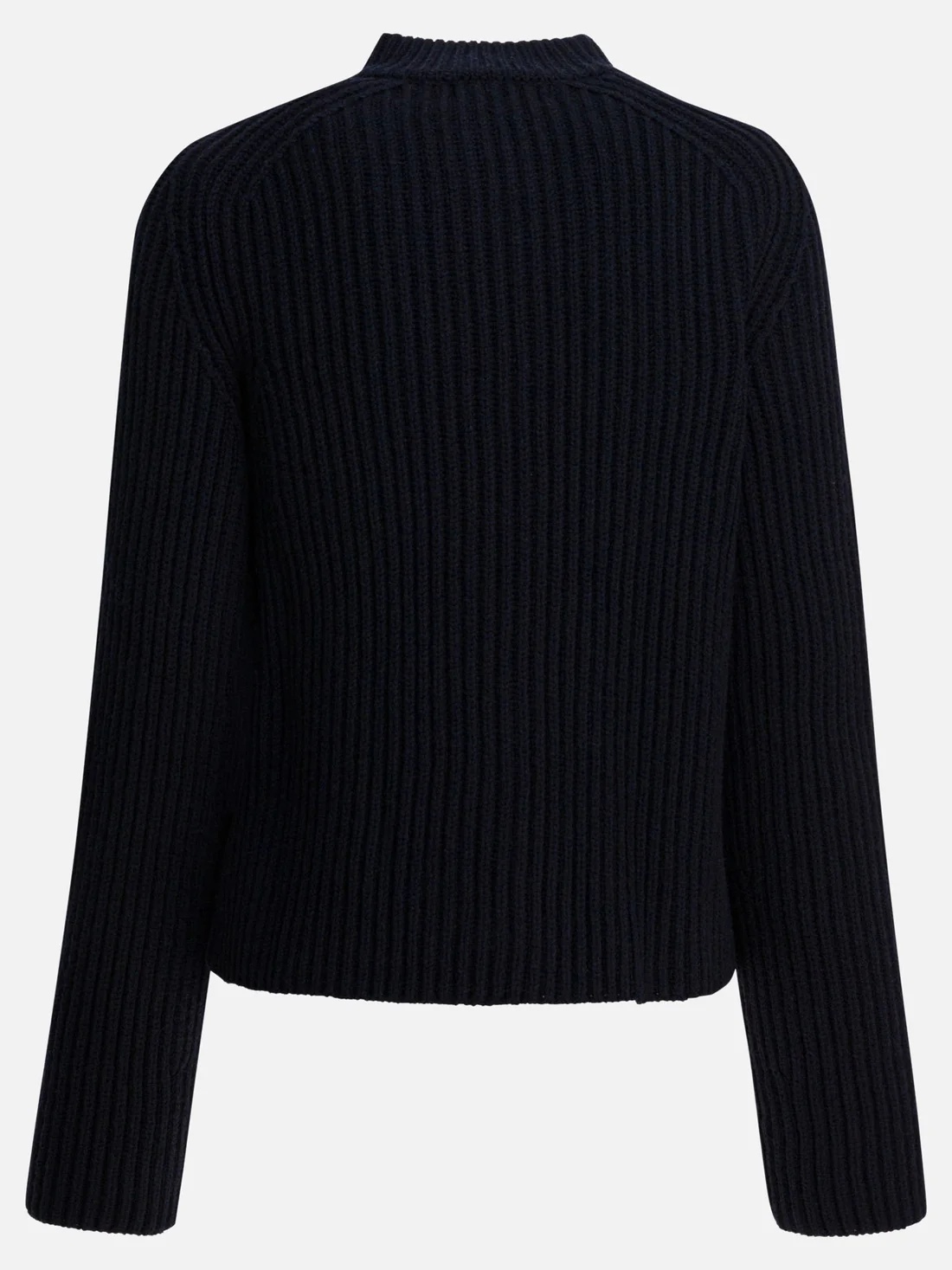 Soeur Knit Cardigan With Mock Neck And Long Sleeves In Black