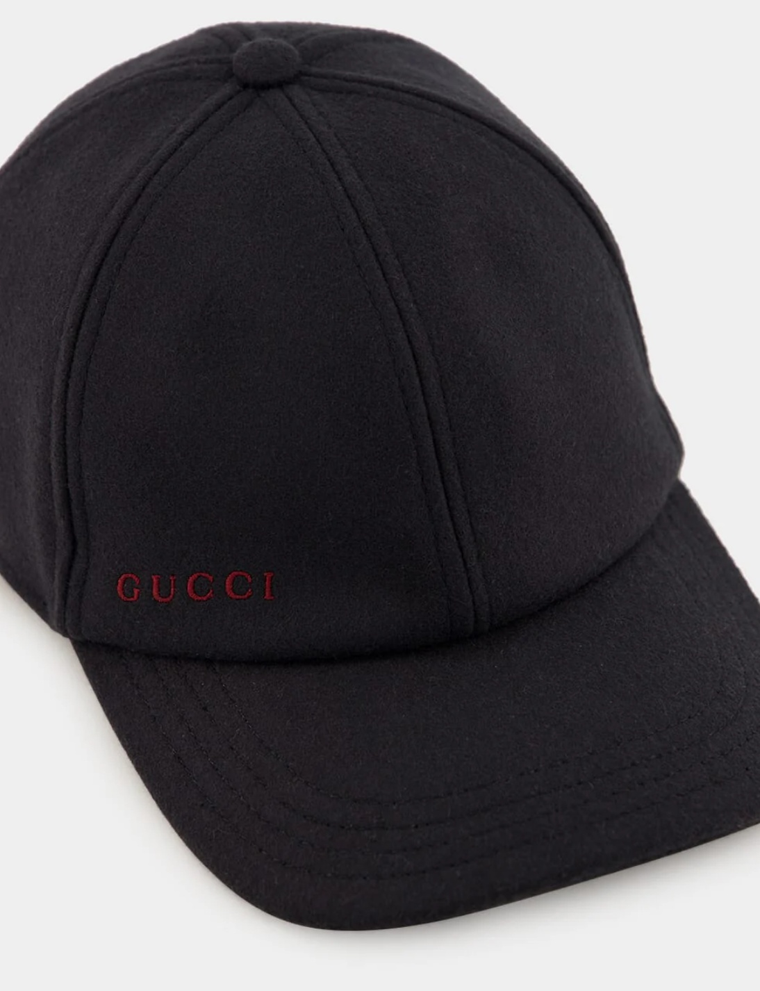 Gucci Baseball Cap In Black