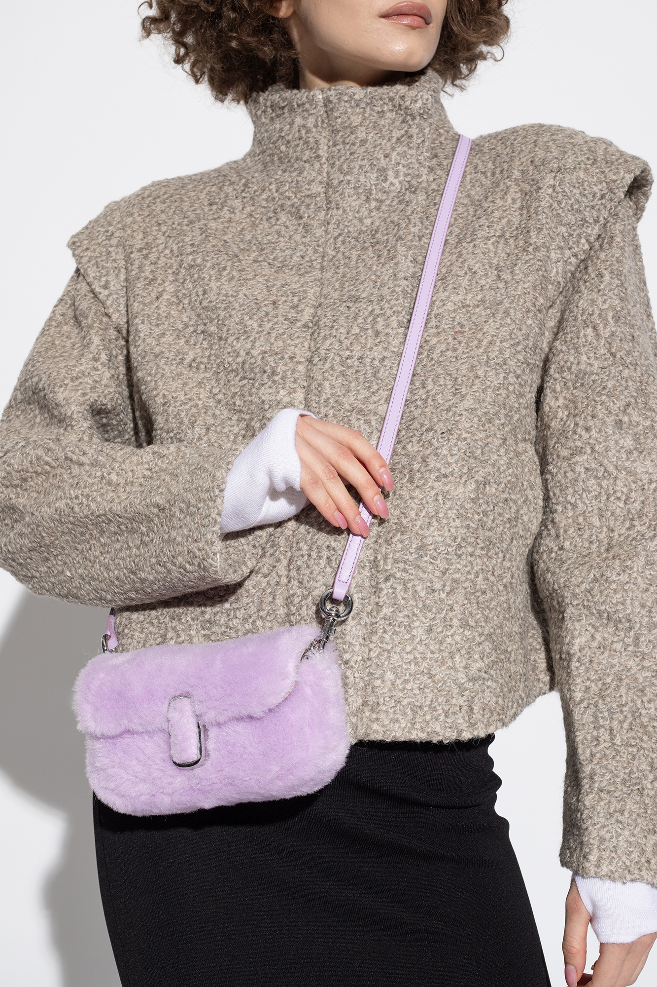Marc Jacobs The J Marc Mini Bag In Purple