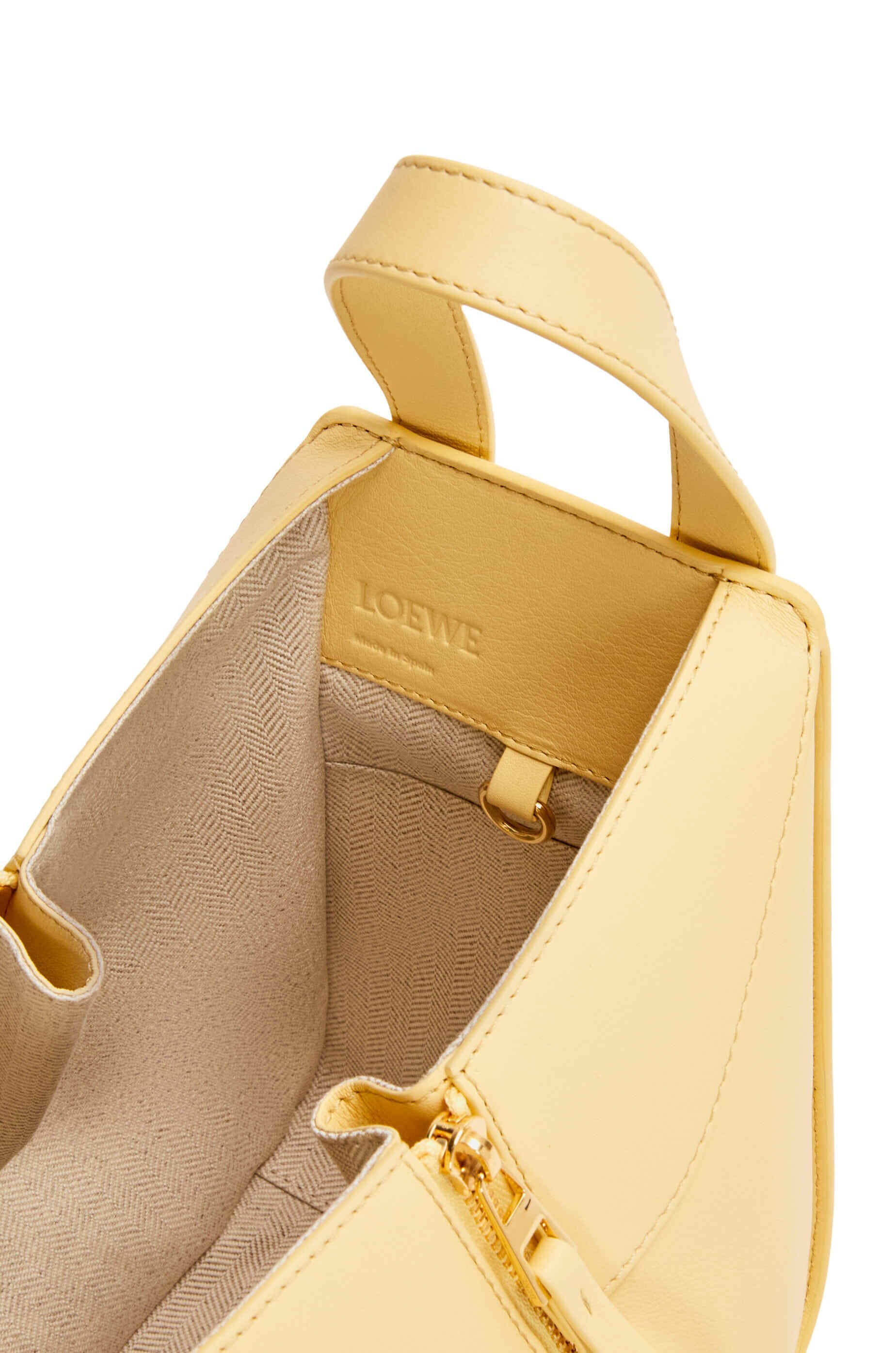 Loewe Hammock Logo Shoulder Bag In Nude
