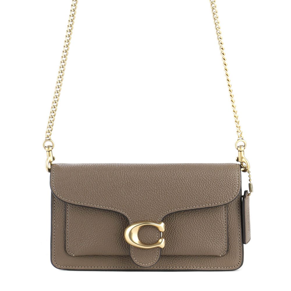 Coach Flip Shoulder Bag In Brown