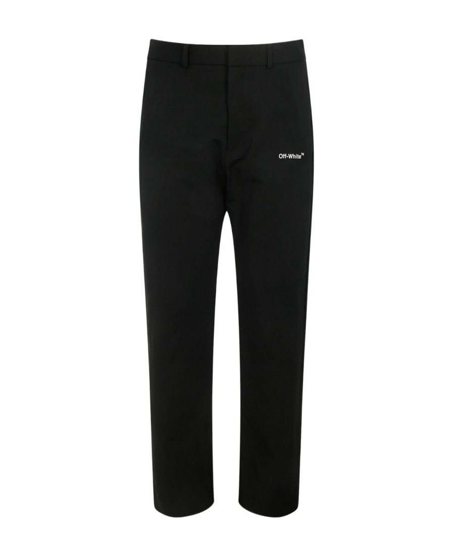 Off-white Arrows-print Straight-leg Trousers