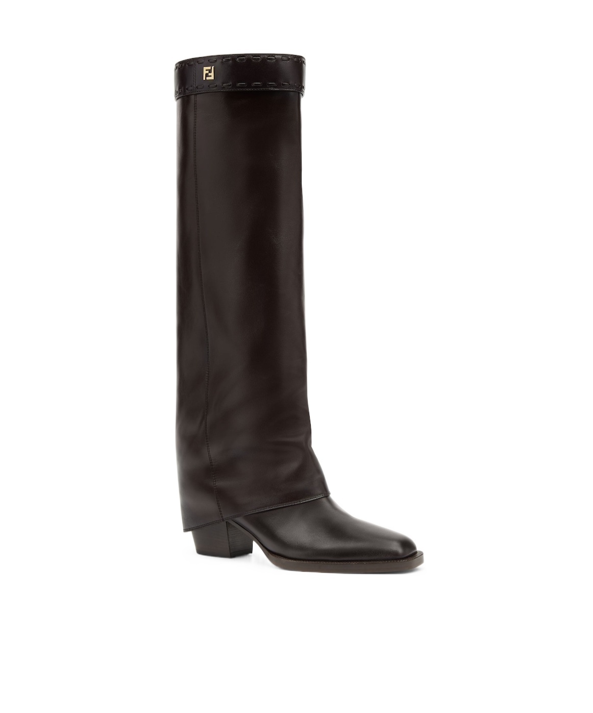 Fendi Show High-heeled Boots In Black