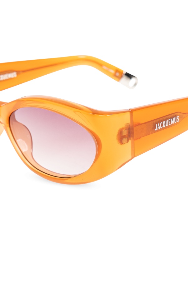 Jacquemus Full Frame Sunglasses In Orange