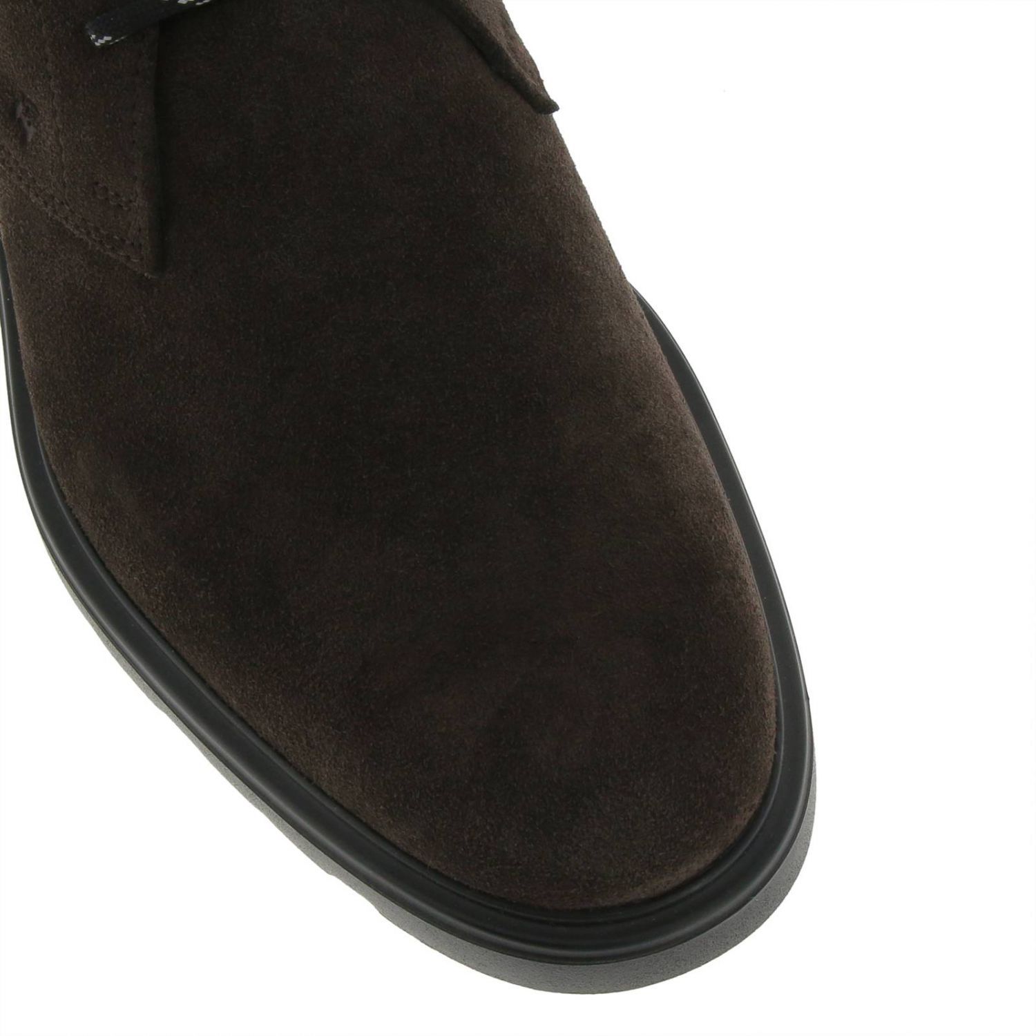 Hogan Lace-up Boots In Black