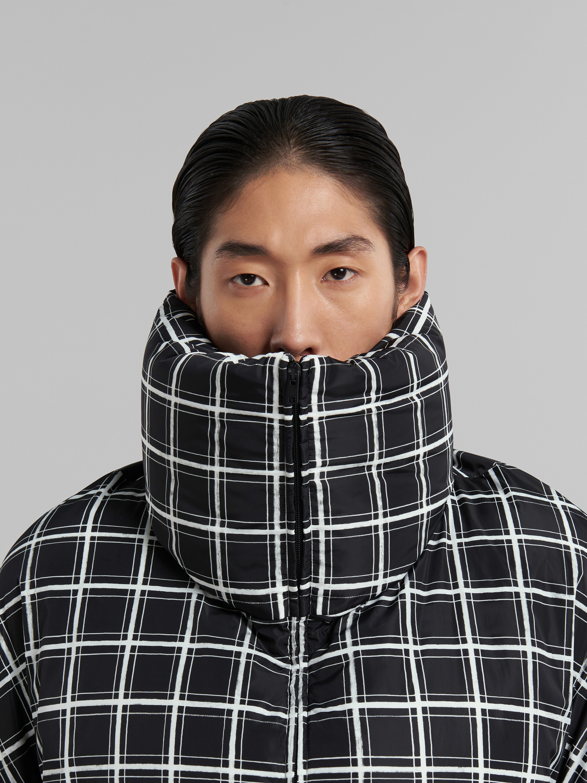 Marni Black Dingyun Zhang Edition Down Jacket In Black