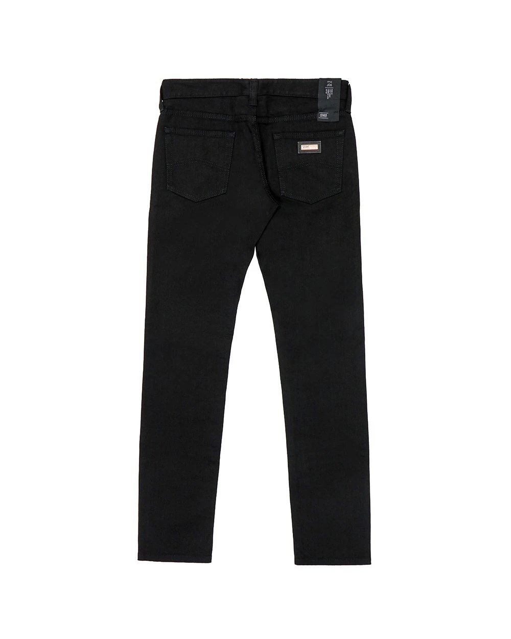 Shop Armani Collezioni Logo Jeans In Black