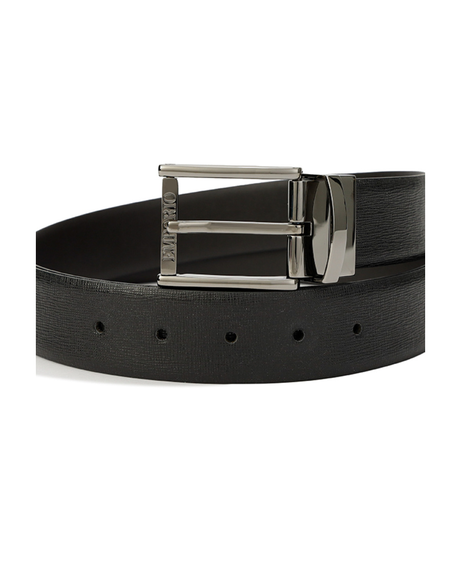 EMPORIO ARMANI LOGO ENGRAVING BELT