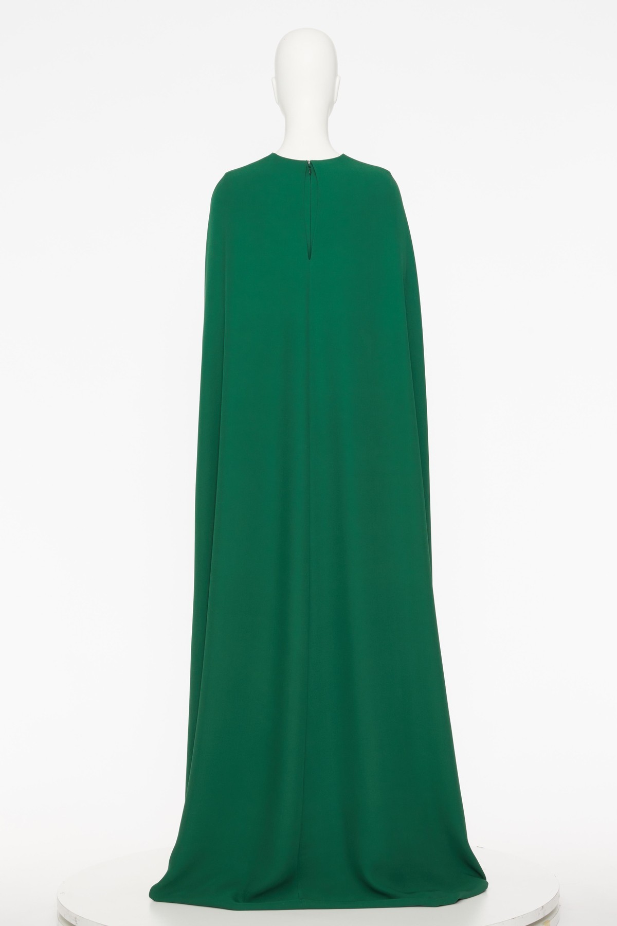 Valentino Cape Style Dress In Green