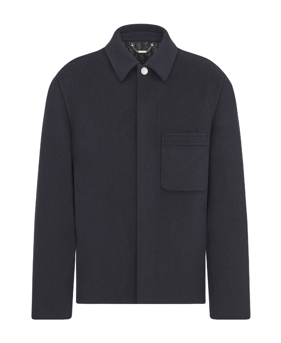 Dior Icons Tooling Casual Jacket In Blue