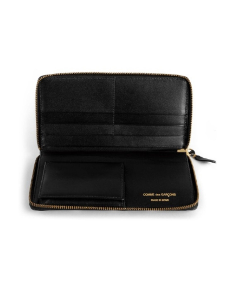 Comme Des Garçons Polka Dot Wallet In Black