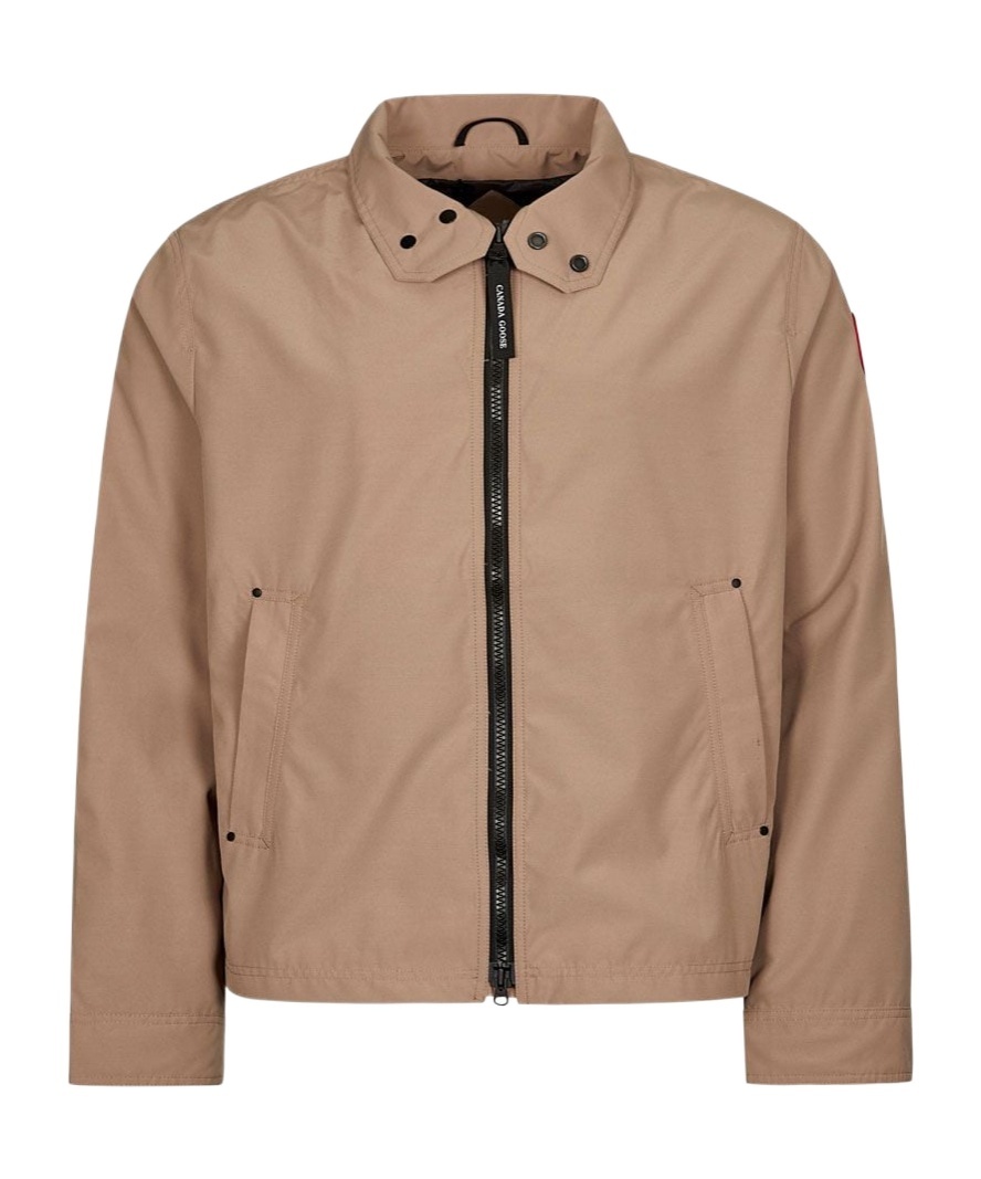 Canada Goose Rosedale Logo-patch Jacket In Nude