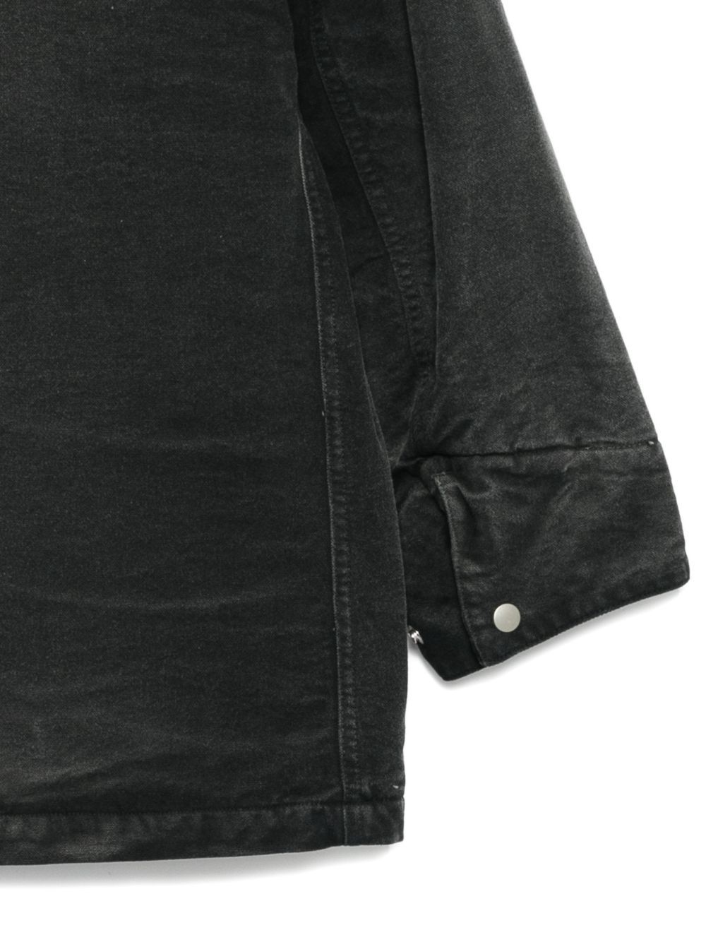 Auralee Removable Collar Jacket In Black