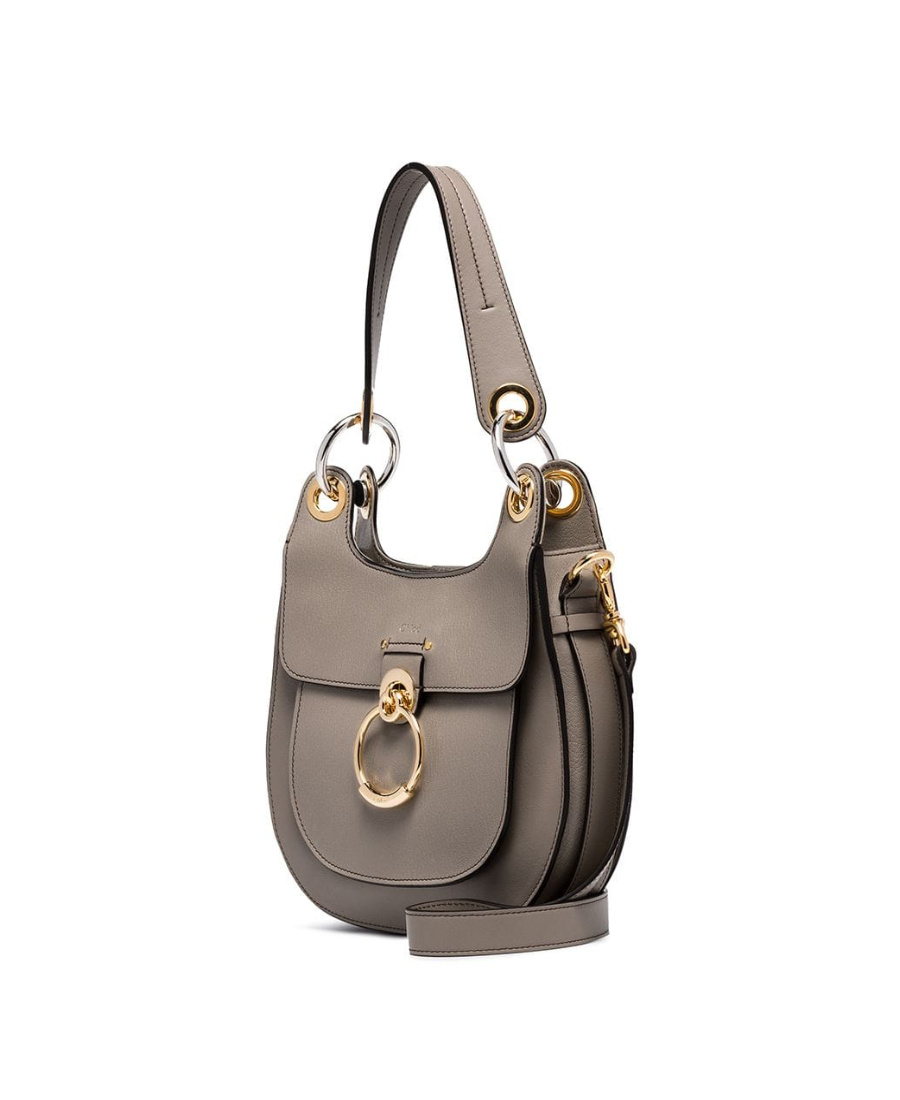 Chloé Large Tess Hobo Handbag In Nude