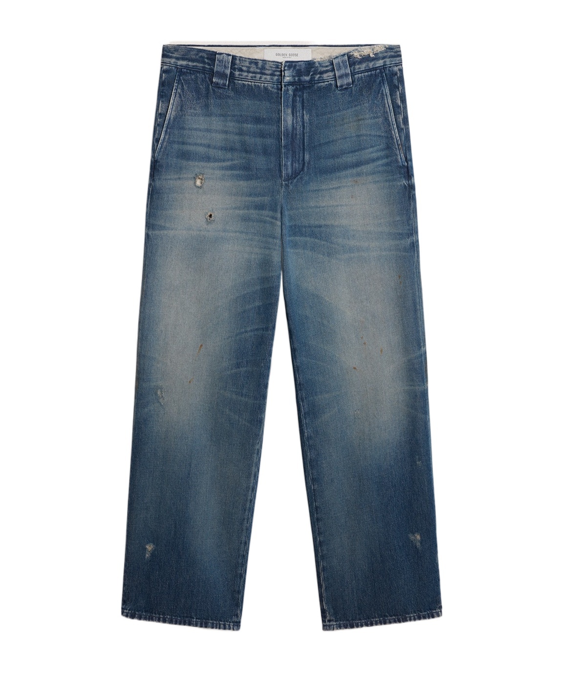 Golden Goose Belt-loop Jeans In Blue