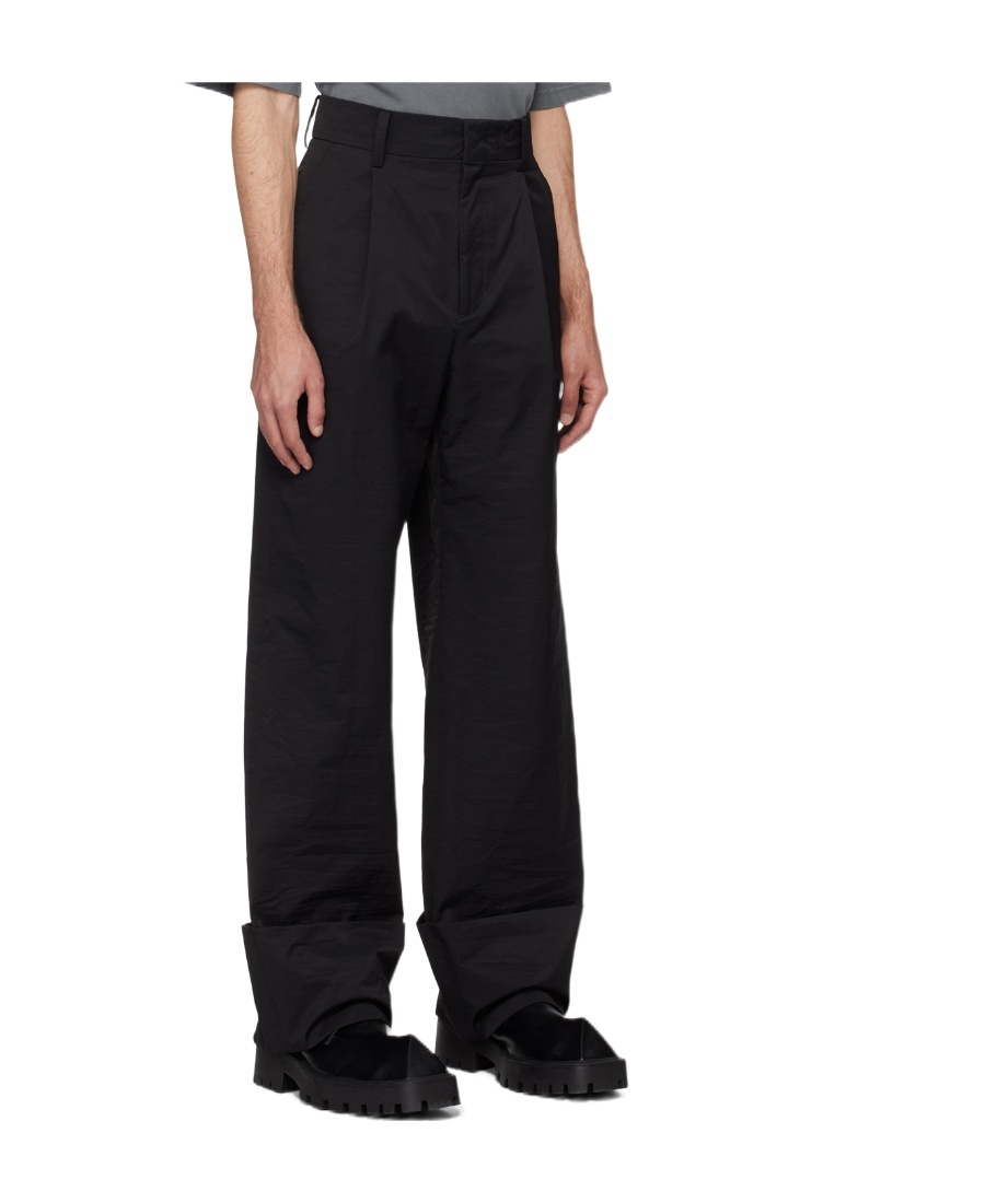 We11 Done Roll-up Four Bags Of Casual Pants In Black