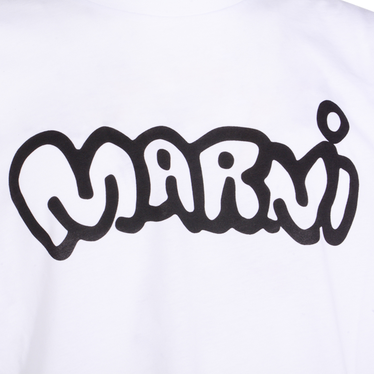 Marni T-shirt With Print In White