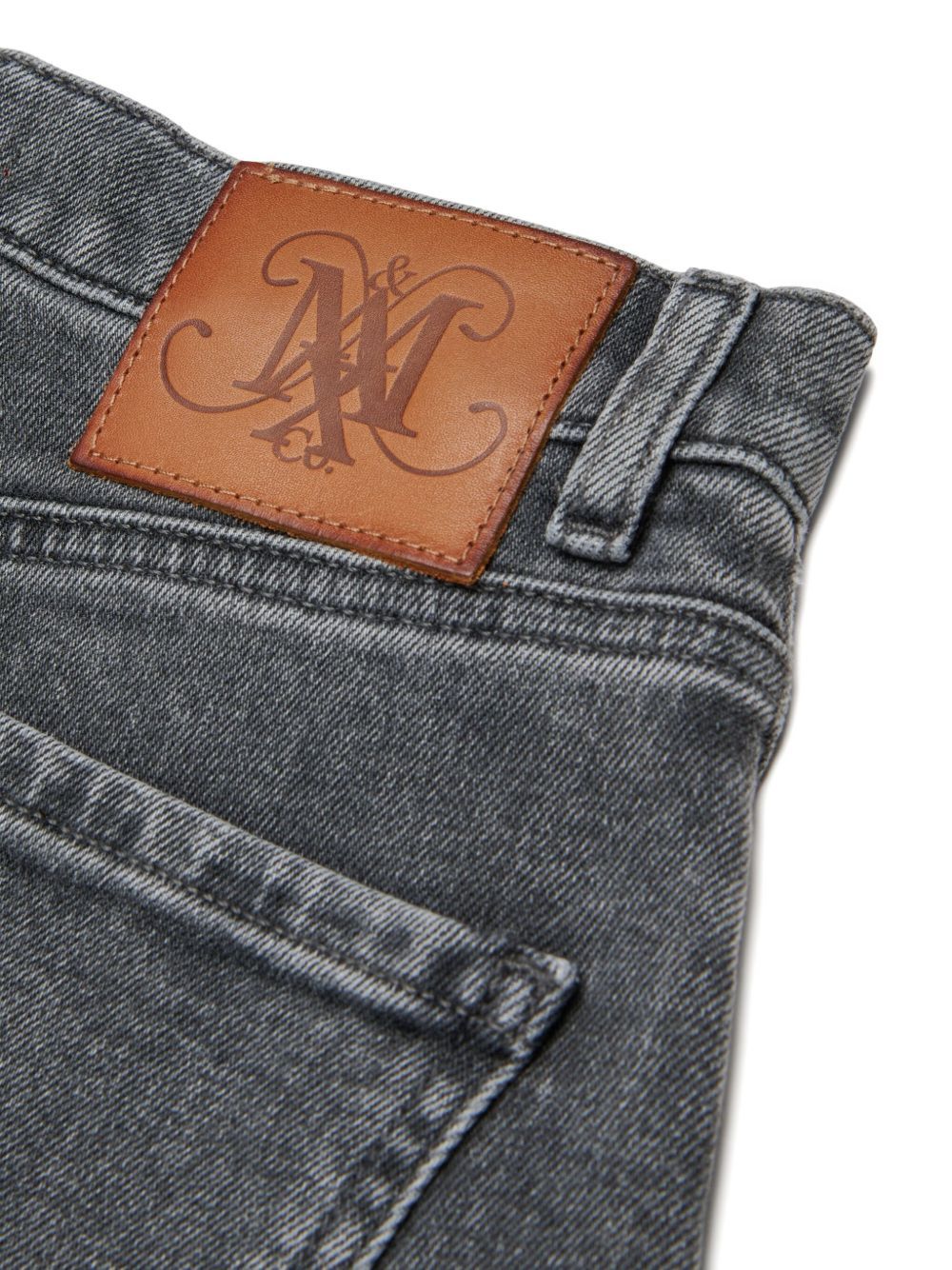 Maxco. Logo-patch Jeans In Black