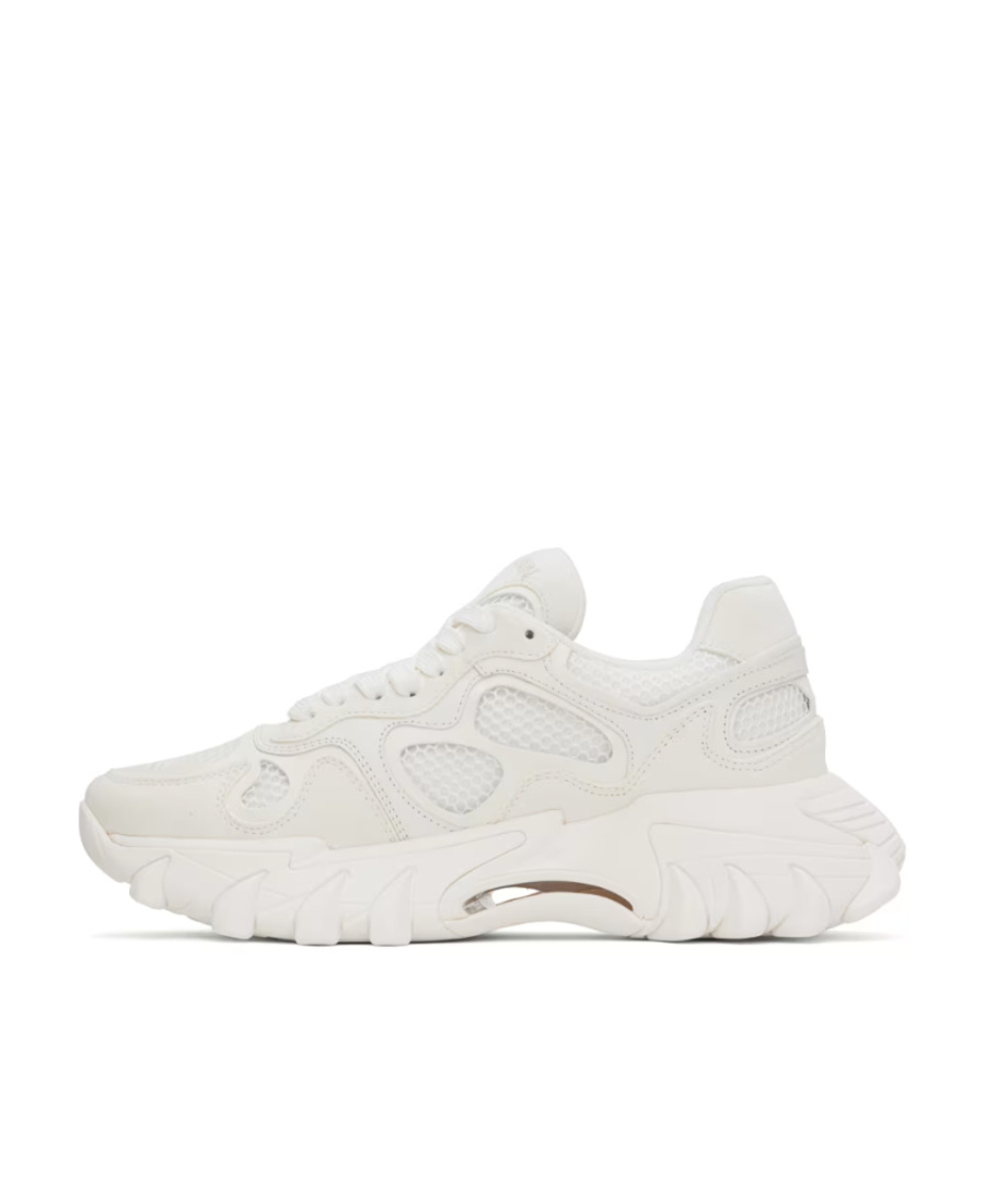 Balmain White B-east Sneakers In White