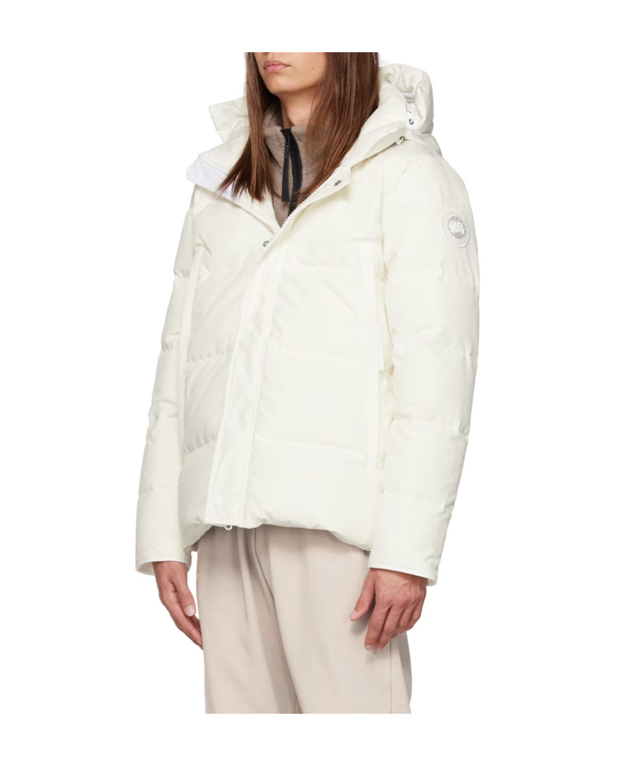 Canada Goose White Humanature Wyndham Down Jacket In White