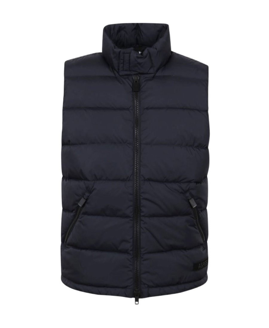 Aspesi Gilet Piuma Slim Re In Black