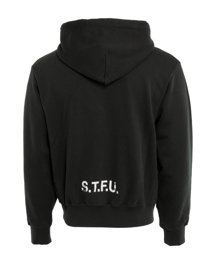 HERON PRESTON HERON PRESTON LOGO PRINTED DRAWSTRING HOODIE