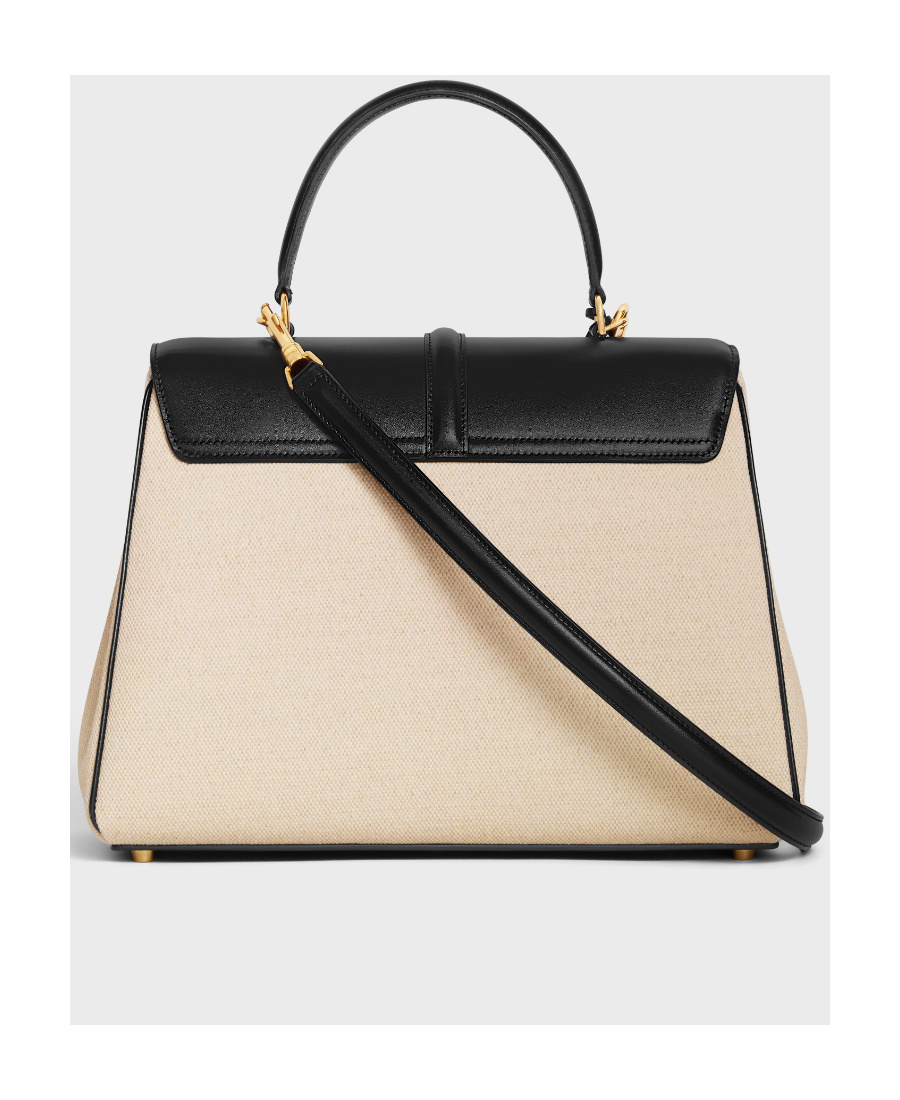 Celine Classique 16 Shoulder Bag In Nude