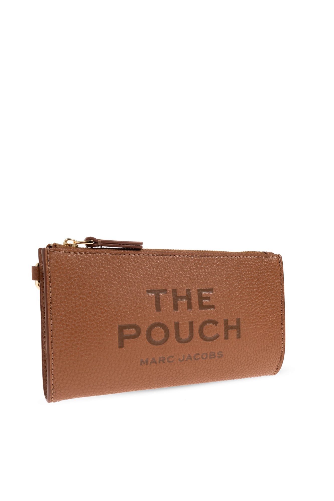 Marc Jacobs Zipper Clutch In Brown