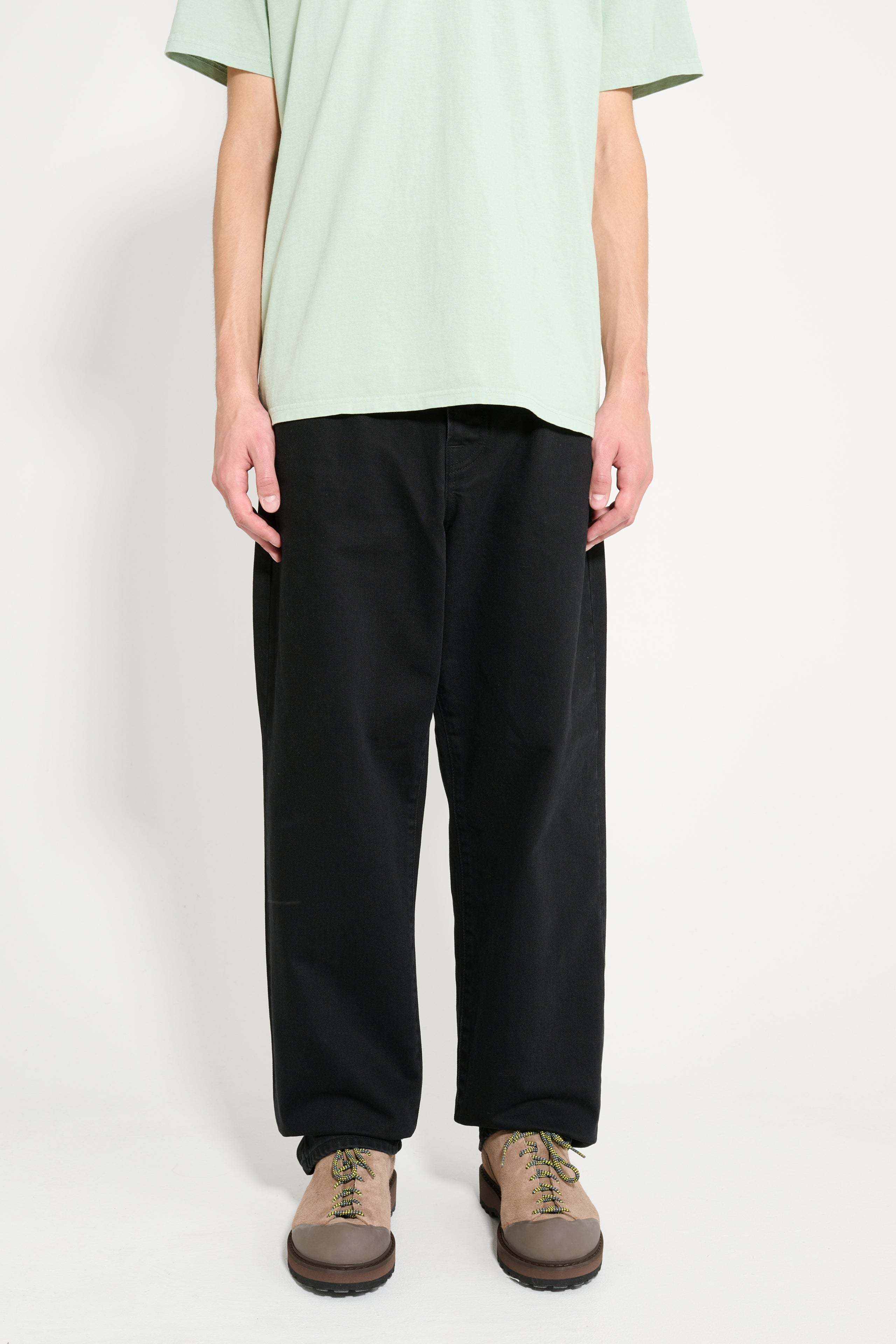Stussy Belt-loop Jeans In Black