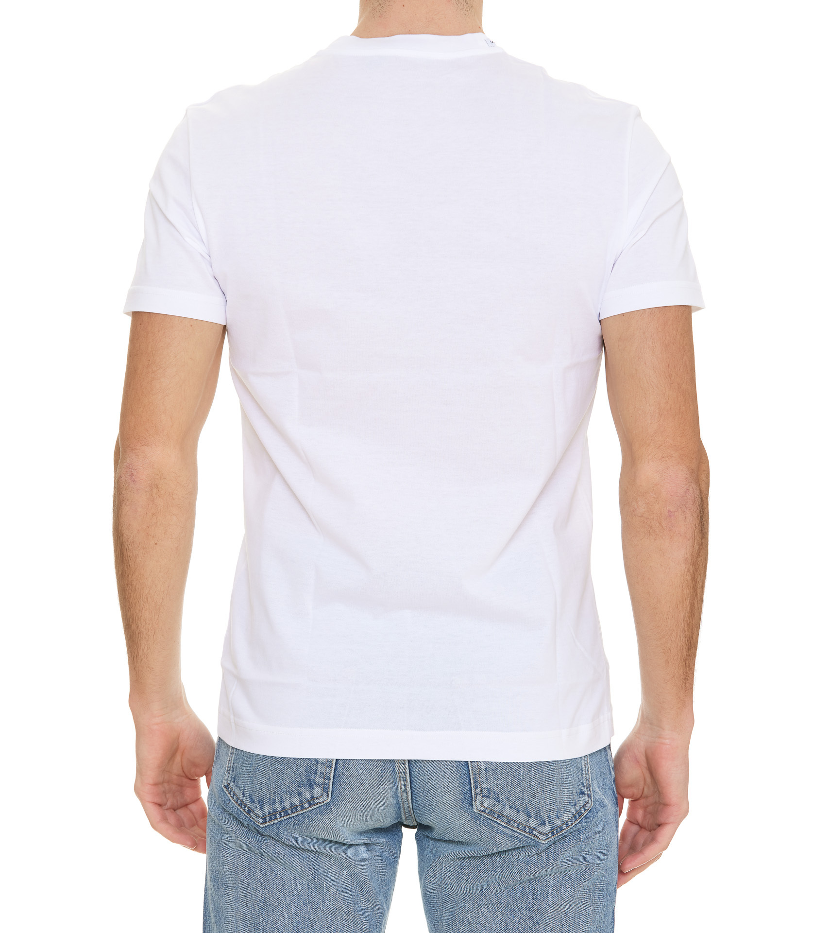 Dolce & Gabbana Logo-patch Short-sleeved T-shirt In White