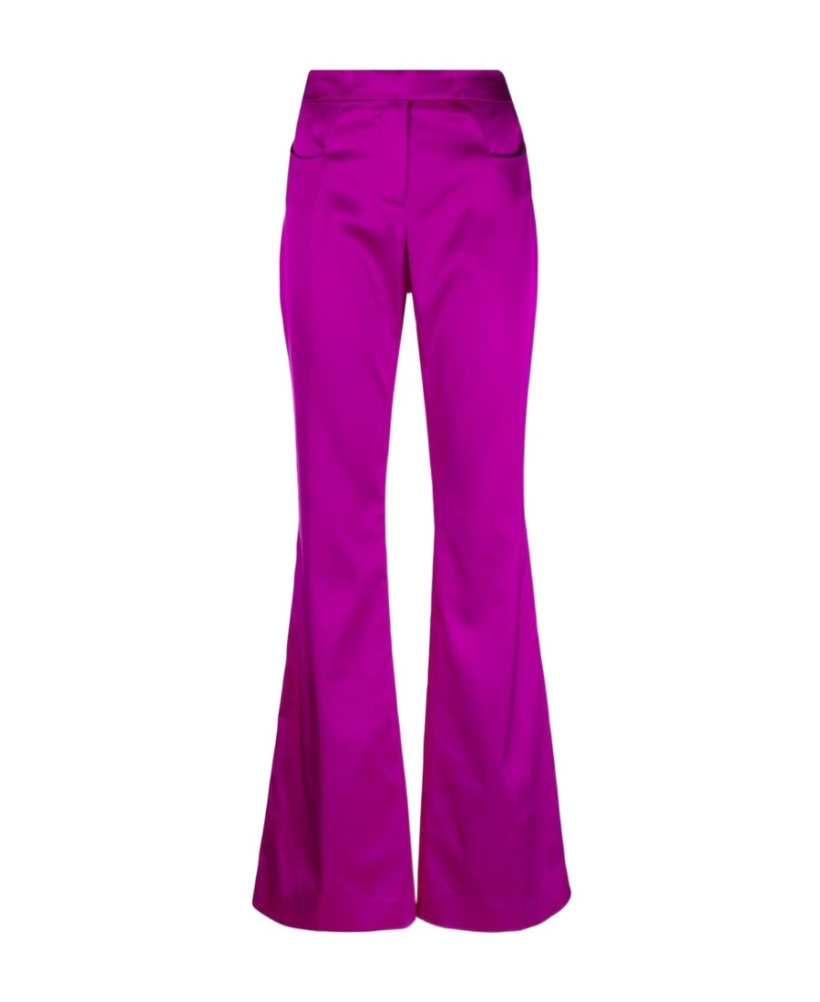 Tom Ford Orchid Purple Flared Trousers In Purple