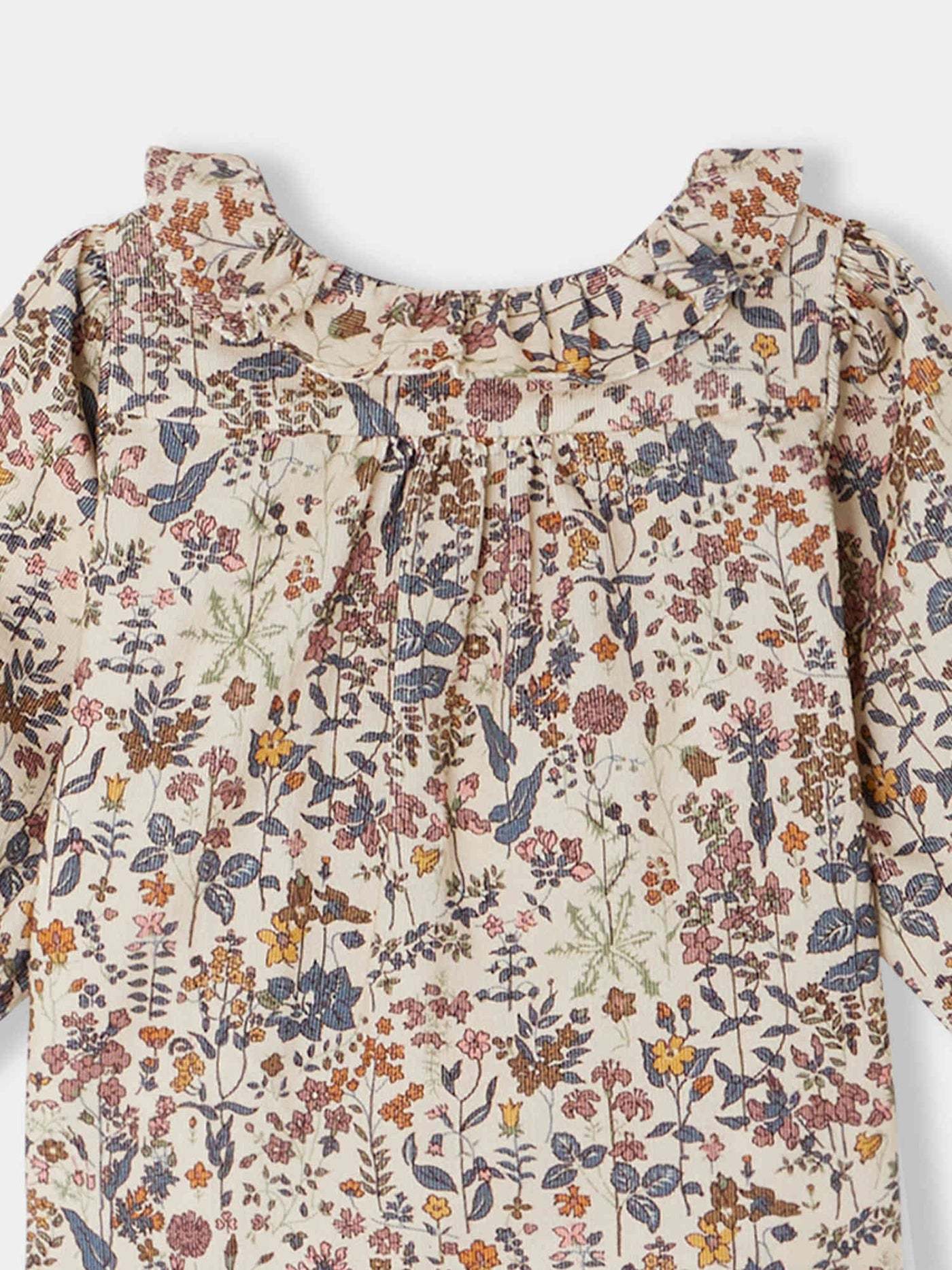 Bonpoint Multicoloured Gigi Blouse In Corduroy In Nude